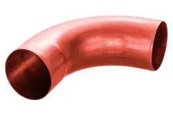Strubline Ablaufrohrbogen Kupfer | ⌀ 7.5 cm