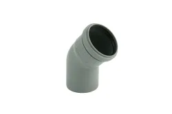 Marley Bogen HTB 45 Grad Grau | 15 cm