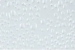 Tecolux Glas Tropfen | 100 × 50 cm