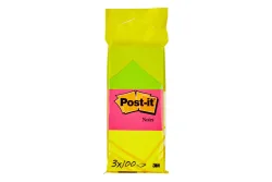 POST-IT Neon Notes 38x51mm 6812 3 Farben ass. 100 Blatt