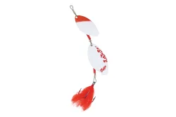 Mepps Löffel Pike Tandem Rot-Weiss | 80 | 2.5 | 1.5 cm | 27 g
