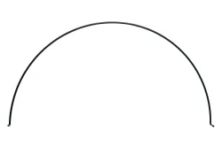 Peacock Stützring B Halbkreis | ⌀ 54 cm