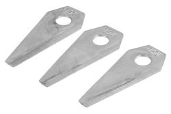 Bosch Home and Garden F016800321 Ersatzmesser 3er Set Passend für Marke (Motorsägen): Bosch