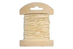 Rayher Papierkordel auf Holzkarte | 10 m | ⌀ 1.2 mm