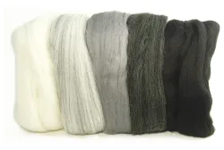 Rayher Merino-Kammzug Superfein 18 Mic | 5 × 10 g