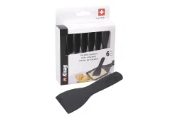 Kisag Raclette-Spachtel schwarz 6 Stück