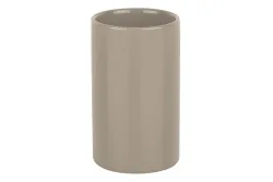 Spirella Zahnputzbecher Tube Taupe | 11.5 × 7 cm