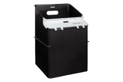 Müllex Behälter Single Schwarz | 45 × 31 cm | 35 l