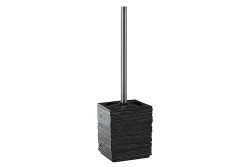 DiAqua WC-Bürstengarnitur Gedy Schwarz | 38 × 9.5 × 9.5 cm
