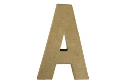 Rayher Pappmaché-Buchstabe A | 15 × 10.5 × 3 cm