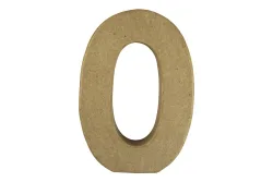 Rayher Pappmaché-Buchstabe O | 15 × 10.5 × 3 cm
