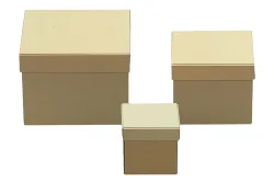 Rayher Pappmaché-Schachtel FSC | 12.5 × 12.5 × 8 cm