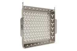 Weber Grillkorb mit Halter für Etagen Grill | 3.5 × 30 × 22 cm