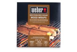 Weber Wood Wraps Zedernholz 8 Stk Holz-Wraps – Weber Holzkohle/Briketts/Grill Anzünder – braun
