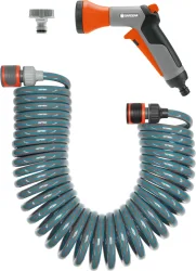 Gardena Spiralschlauch-Set-Aktion mit Brause | 10 m