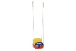 Babysitz verstellbar rot/gelb