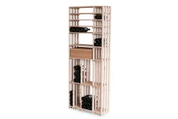 CaveauStar Oecoplan Weinregal CS-Medio-21 | 76 × 32 × 200 cm | 142-164 Flaschen