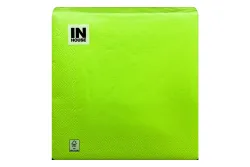 Inhouse Servietten limettengrün 33cm 50 Stück