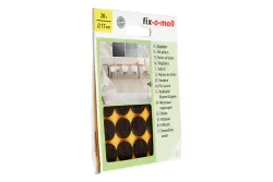 Fix-O-Moll Filz-Gleiter Selbstklebend | 17 × 17 mm | 20 Stück