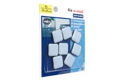 Fix-O-Moll PTFE-Glider Massiv Selbstklebend | 2.5 × 2.5 cm | 8 Stück