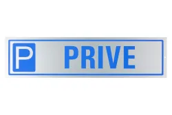 Symbol Schild Privat Steelox | 40 × 10 cm
