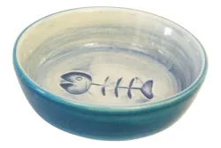 Swisspet Napf Fischmotiv blau
