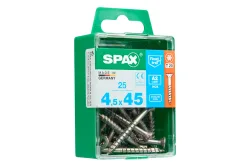 Spax Torx Senkkopf-Holzschraube | 4.5 × 45 mm | 25 Stück