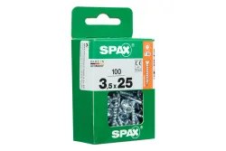 Spax TRX Senkkopf-Holzschraube | 3.5 × 25 mm | 100 Stück