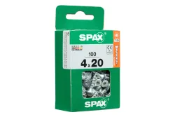 Spax TRX Senkkopf Universalschraube | 4 × 20 mm | 100 Stück