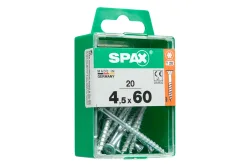 Spax TRX Senkkopf Universalschraube | 4.5 × 60 mm | 20 Stück