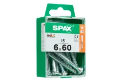 Spax TRX Senkkopf-Holzschraube Gelb | 6 × 60 mm | 15 Stück