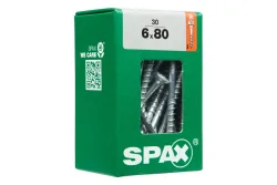 Spax TRX Senkkopf Holzschraube | 6 × 80 mm | 30 Stück