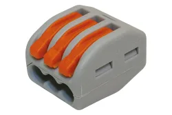 Merox Klemme mit Betätigungshebel | 3 × 0.08-4 mm² | 3 Stück