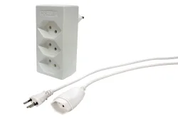 Merox TD-Verlängerung mit Abzweigstecker | T 12 | 3 m