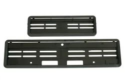 SwissKlick Nummernrahmen-Set Schwarz Langformat | 50 × 11 cm