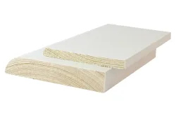 Sockelleiste 5.3x57 mm 1 m weiss