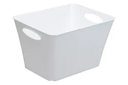 Rotho Living Box Weiss | 26 × 32 × 43 | 24 l
