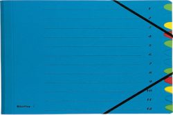 BIELLA Ordnungsmappe A4 328412.05 blau, 12-teilig