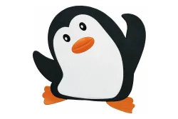 Spirella Anti-Rutsch-Sticker Pingy | Schwarz, Weiss | 11 cm