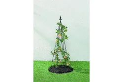 Old Garden Obelisk Pedro Metall Schwarz | 300 × 61 × 61 cm