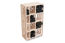 CaveauStar Oecoplan Weinregal CS-Medio-05 | 57 × 32 × 103 cm | 48–64 Flaschen
