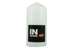 Inhouse Zylinderkerze 70x150mm weiss