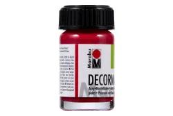 Marabu Acrylfarbe Decormatt Karminrot | 15 ml