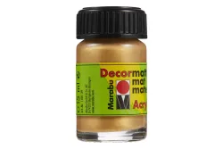 Marabu Acrylfarbe Decormatt Gold | 15 ml