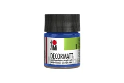 Marabu Acrylfarbe Decormatt Mittelblau | 50 ml