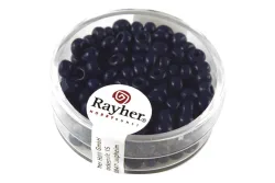 Rayher Indianer-Perlen Dunkelblau | ⌀ 4.5 mm | 17 g