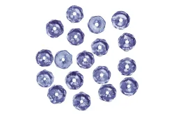 Rayher Glasschliffperlen Saphir | 4 mm | 100 Stück