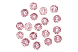 Rayher Glas-Schliffperle | ⌀ 0.6 cm | 50 Stück