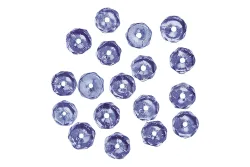 Rayher Glas-Schliffperle | 6 mm | 50 Stück