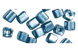 Rayher Metallic-Rocailles Mattglas | ⌀ 2.6 mm | 17 g